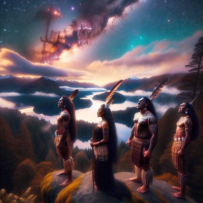 Maori Gods: Ethereal Majesty in New Zealand's Celestial Landscape
