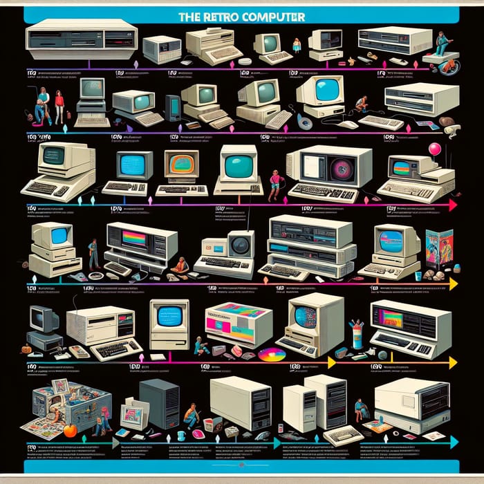 Retro Computers Timeline: 1970-1990 Evolution