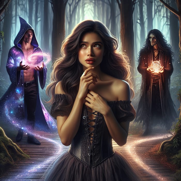 Fantasy Choice: Girl's Love with Magician or Necromancer