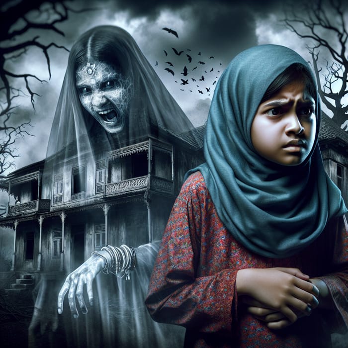 Supernatural Encounter: Possessed Girl and Haunting Ghost