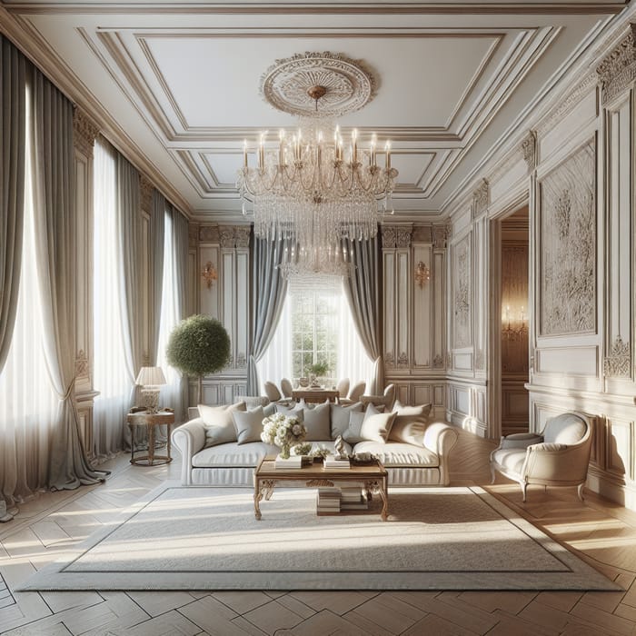 Elegant Living Room Design: Grand & Spacious