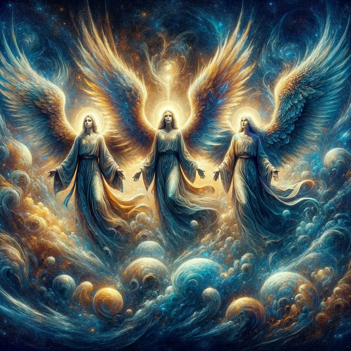 Archangels of the First Book of Enoch Wallpaper