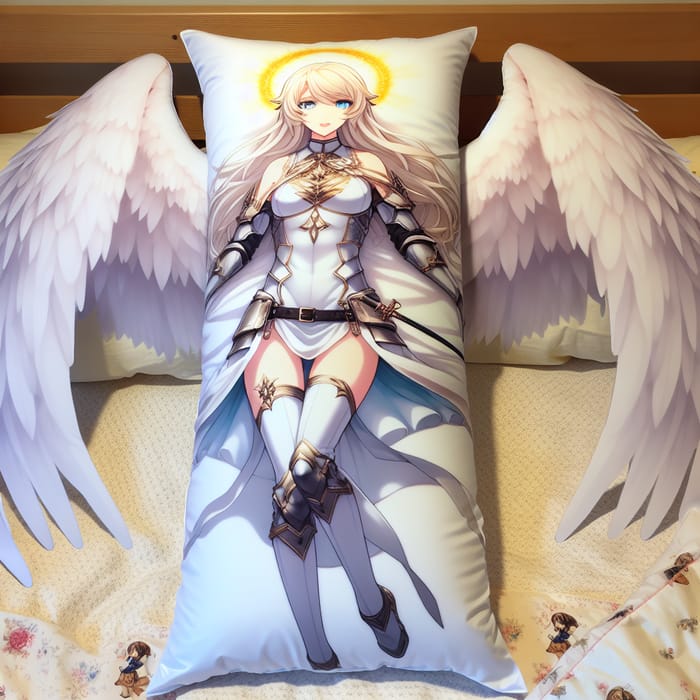 Archangel Gabriel in Bed | Angelic Figure with Wings