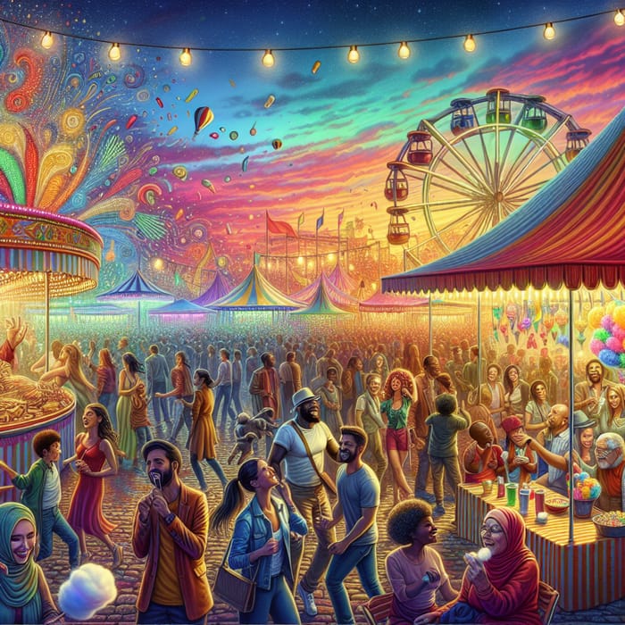 Dynamic Sensory Experience | Colorful Carnival Festivities
