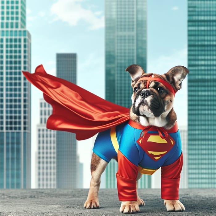 Superhero Dog Costume | Colorful Superhero Theme