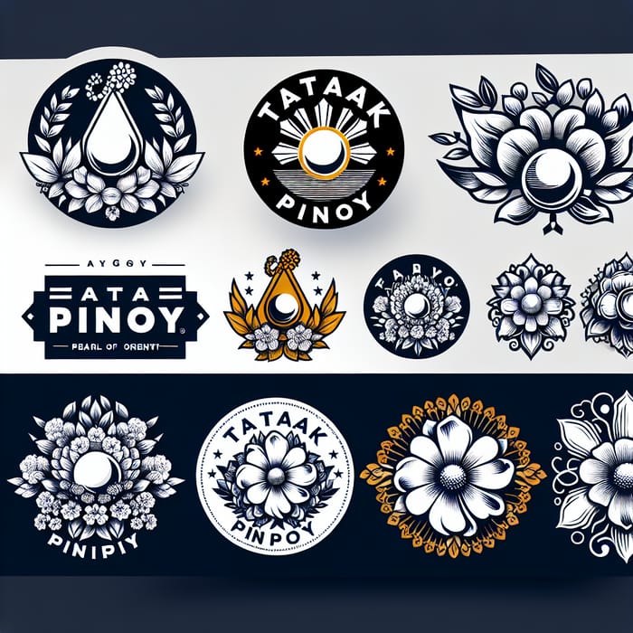Diverse Tatak Pinoy Logos: Pearl of Orient, Sampaguita, Baro't Saya