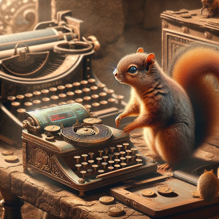 Antique Computer Usage by Squirrel in Ancient Greece - Unusual Technology Scene