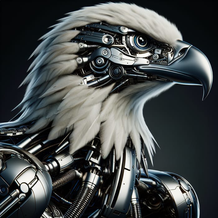 Robotic Eagle Display - Showcase Full View of Eagle Robot