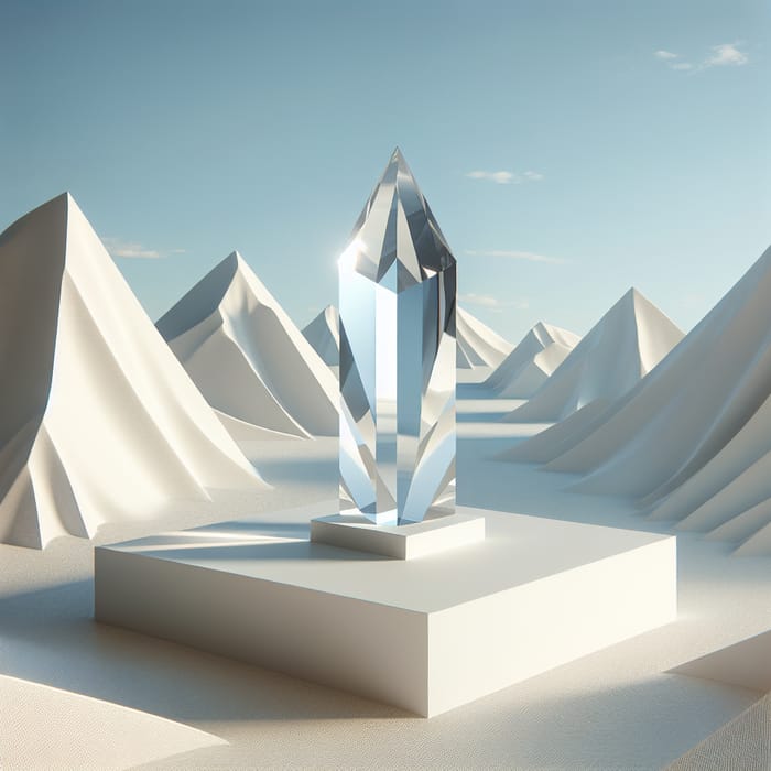 Crystal Clear and Minimalistic Landscape Art