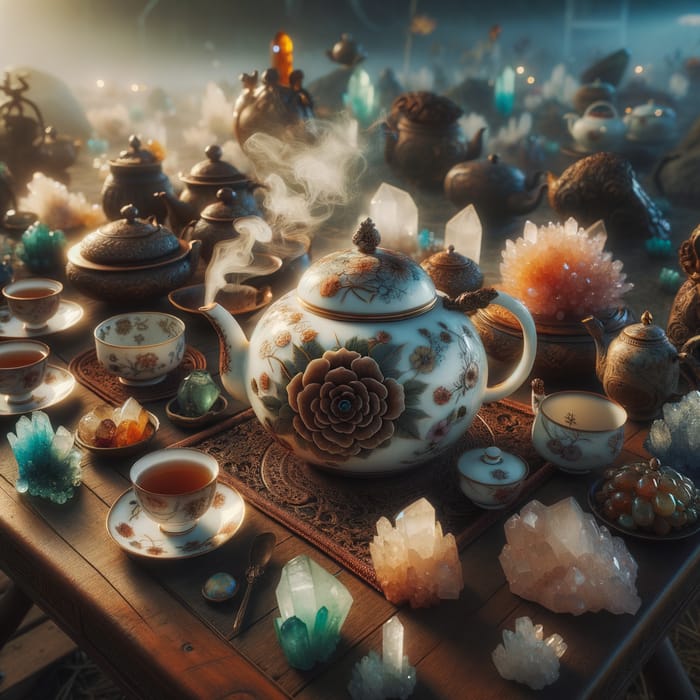Enchanting Tea Party with Crystal Magic