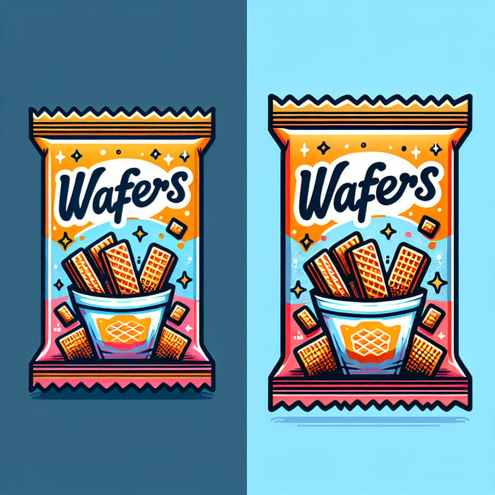 Colorful Wafer Packet | Irresistible Snack for All Ages