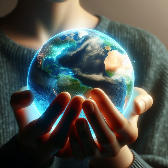 A Person Holding the World in Their Hands