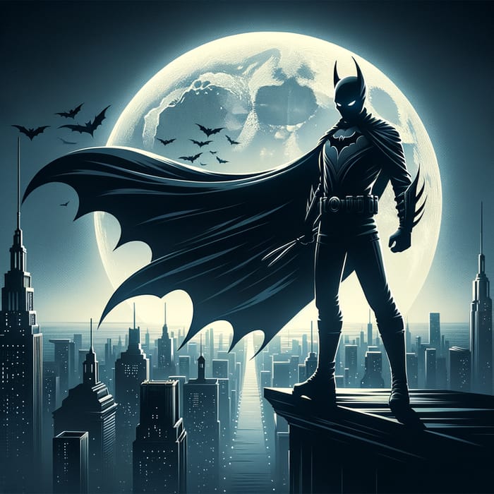 Batman Hyper Realistic Logo for YouTube Channel