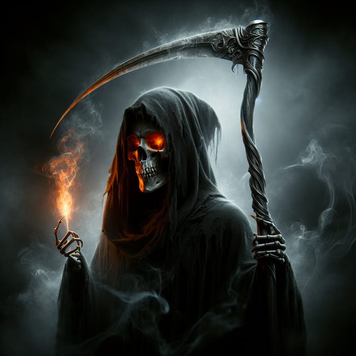Grim Reaper Visualized | Eerie Death Symbol