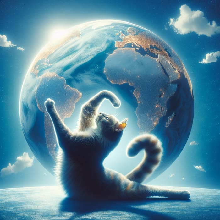 Cat Yogi on the World: Global Harmony through Feline Yoga