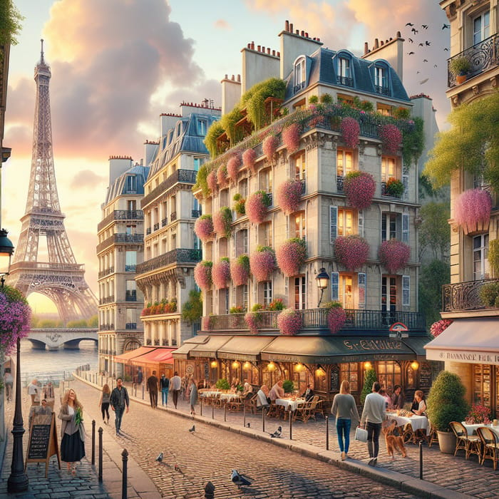 Springtime in Paris: Eiffel Tower & Charming Streets