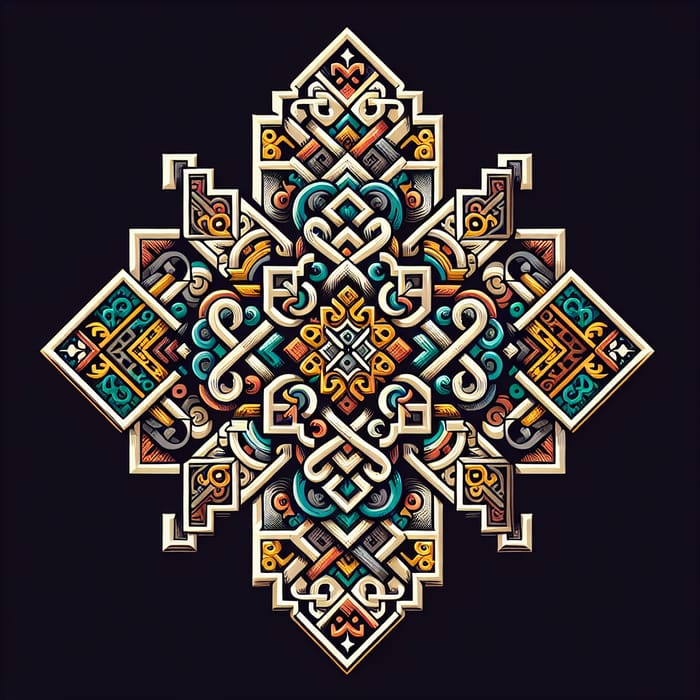 Kazakh Ornament: Intricate Geometric Patterns & Symbolism