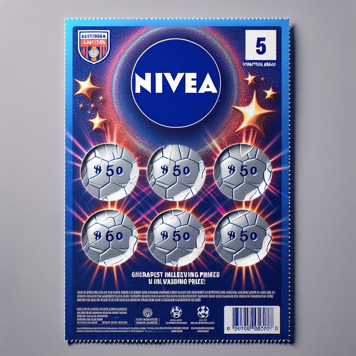 Exciting Nivea & Real Madrid Scratch-Off Ticket with 5 Prizes