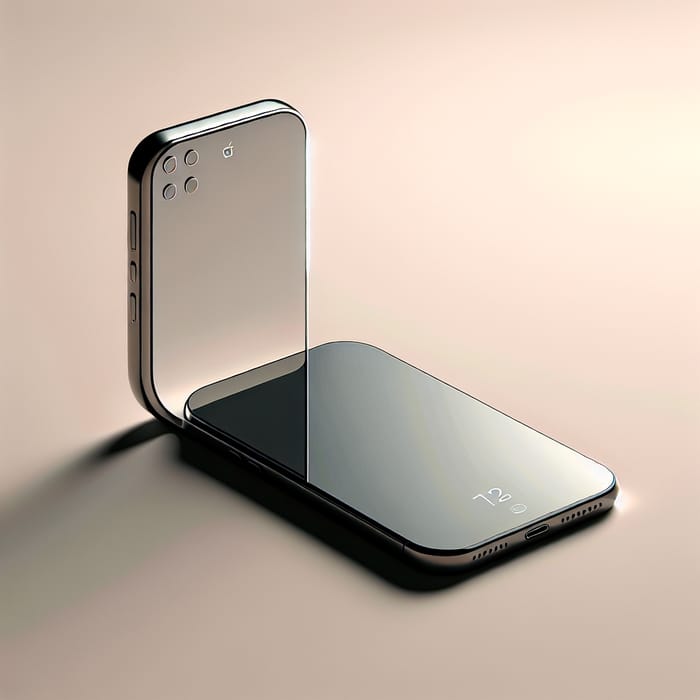 Sleek iPhone 14 with Wrap-Around Display Design
