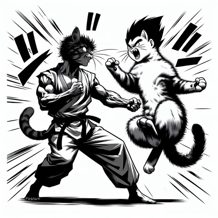 Cat Fighting Goku Preview: Epic Clash