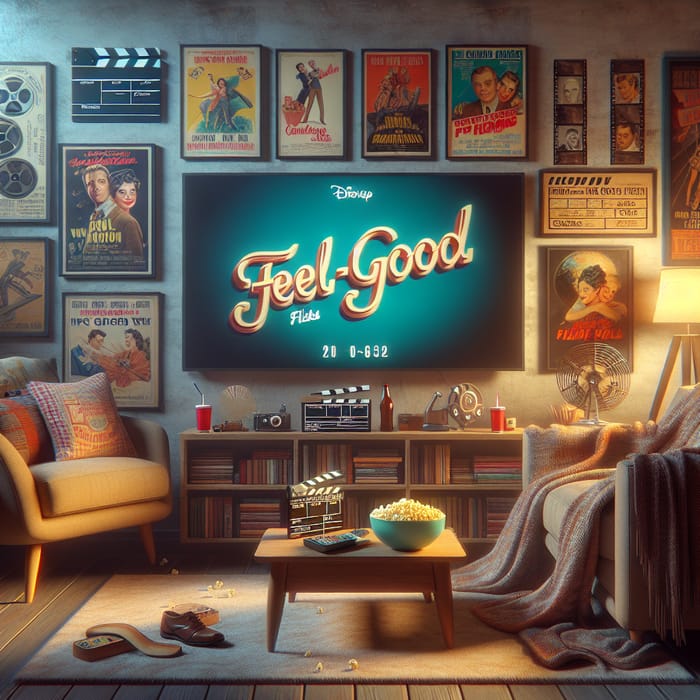 Netflix Feel-Good Flicks Room Setup