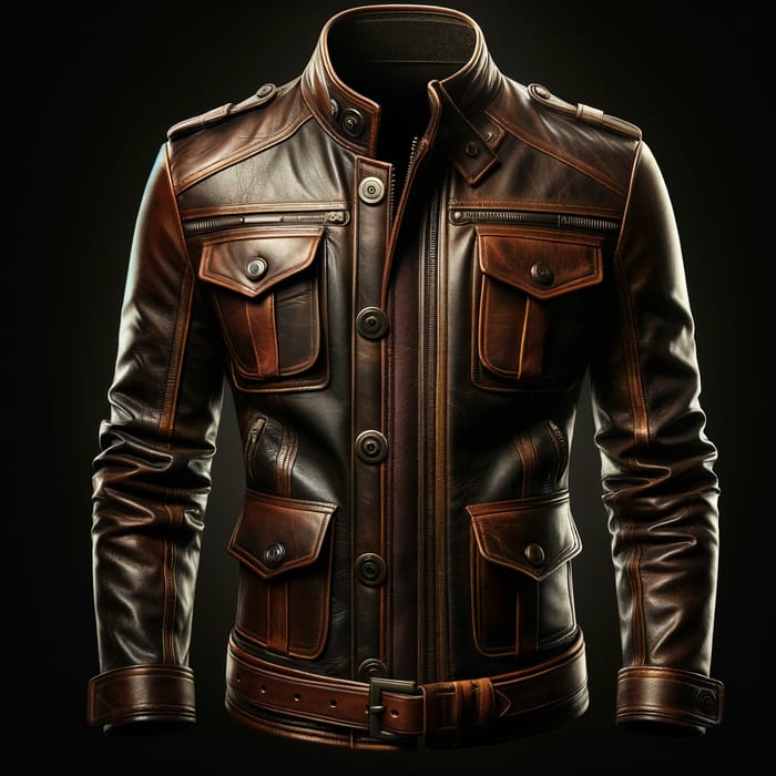Stylish Leather Jacket for Men - Premium Quality Craftsmanship