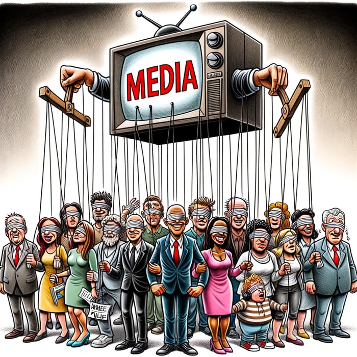 Media Manipulation: Unveiling Puppeteering of Public Perception
