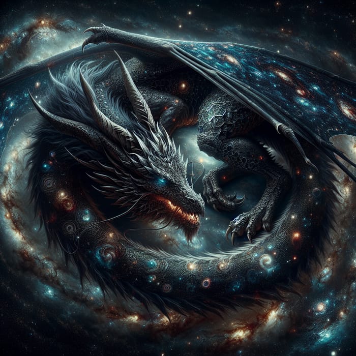 Cosmic Dragon Devourer of Worlds