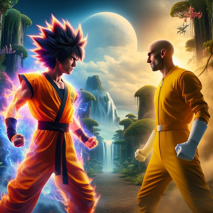 Epic Showdown: Goku vs Saitama