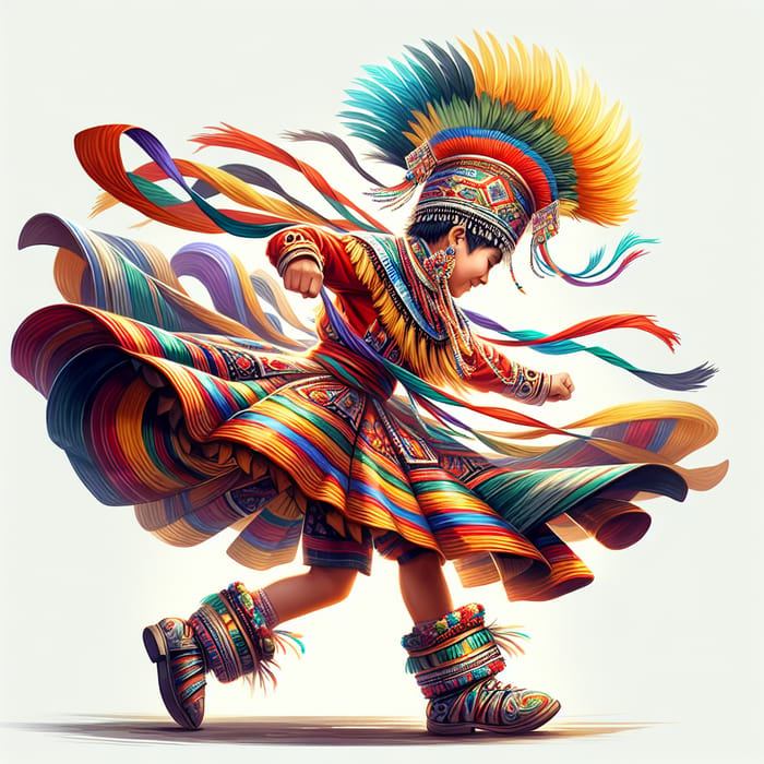 Boy Dancing Tinkus: Vibrant Traditional Dance Performance