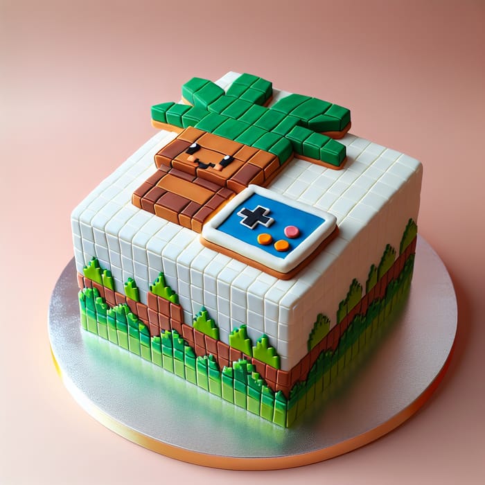 Pixel Cake: Pixel Graphics Cake Design