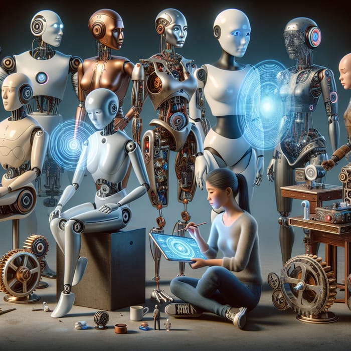Innovative AI Figures and Robotics Designs | Diverse Group