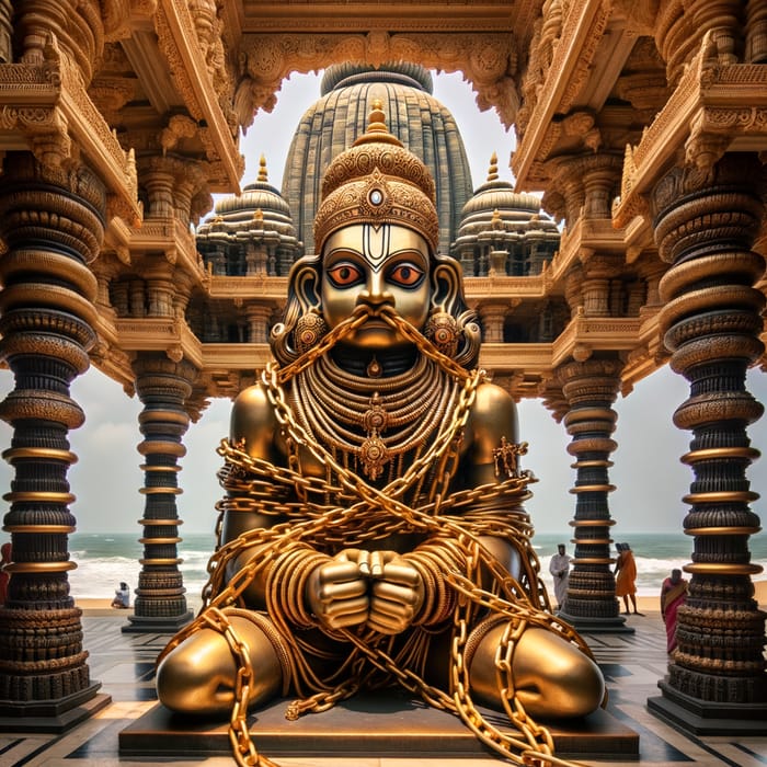 Hanuman Statue at Jagannathpuri Temple: Ancient Tale Revealed