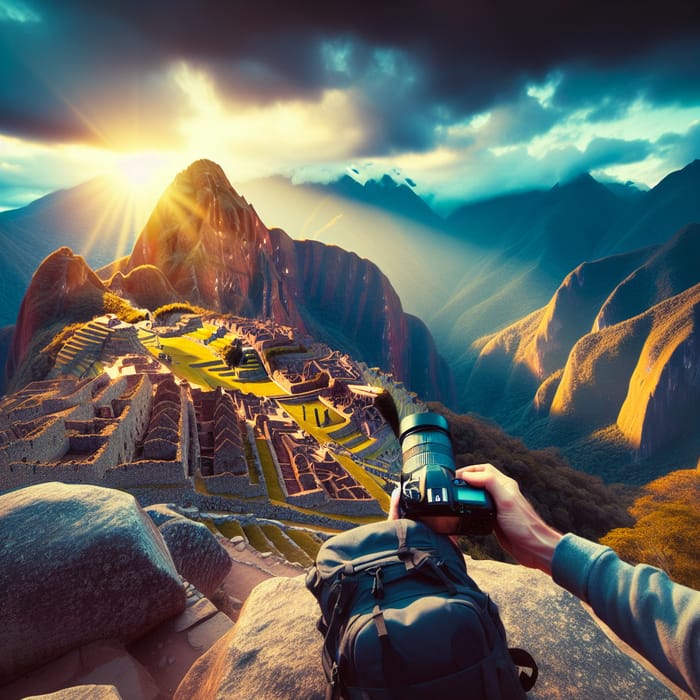 Exploring Machu Picchu at Sunset: Vibrant Landscape Photography