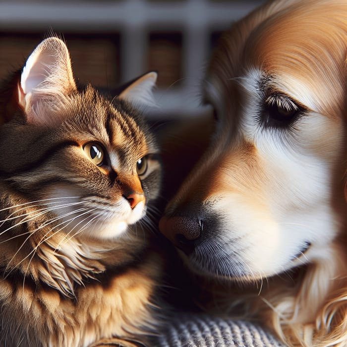 Cat and Dog In Love | Heartwarming Moment Captured