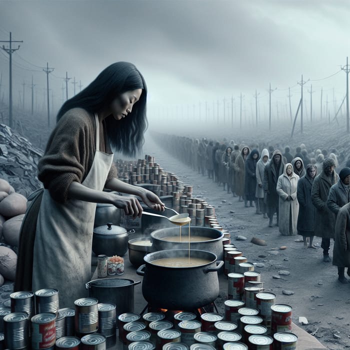 Dystopian Character Inspires Hope in Soup Kitchen