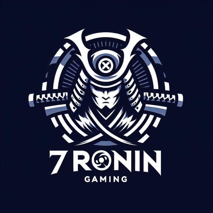 7 Ronin Samurai Logo Design: Custom Gaming Icon