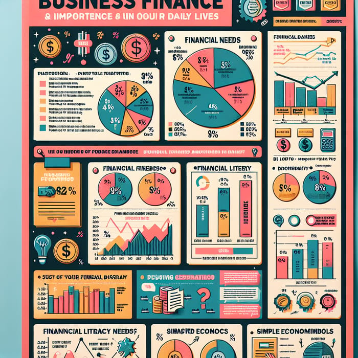 Importance of Business Finance in Daily Life - Informative Poster Design