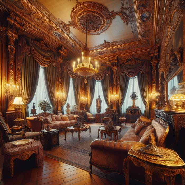 Luxurious Vintage-Style Salon