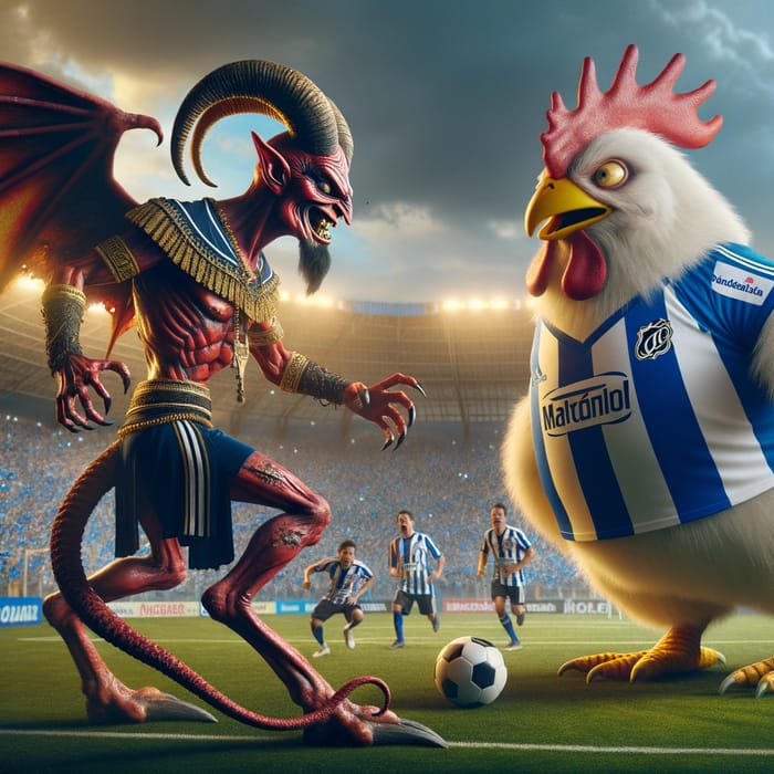 America Devil vs. Millonarios Chicken: Epic Soccer Battle