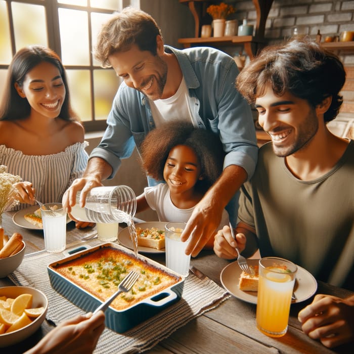 Unity & Love: Familial Relationships Inspiring Multiracial Family Meal