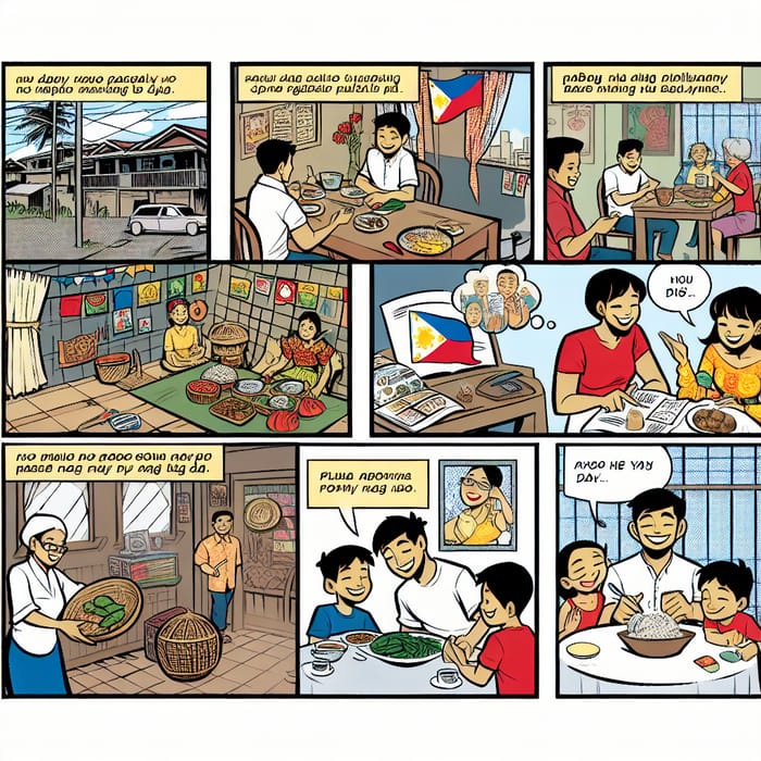 Pinoy Comedy Comic Strip: Embracing Filipino Traditions & Family Time