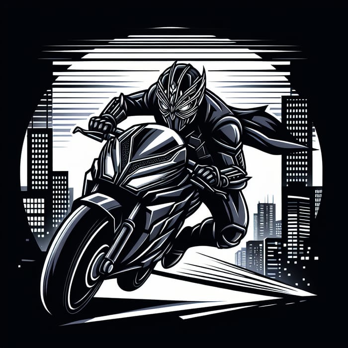 Kamen Rider | Futuristic Character on Motorbike