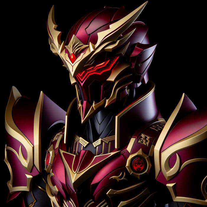 Kamen Rider Kiva - Crimson & Gold Bat Motif Hero