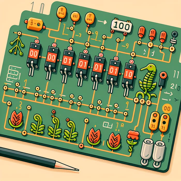 Binary Counter Circuit Design with JK Flip Flop | Sequential Operations