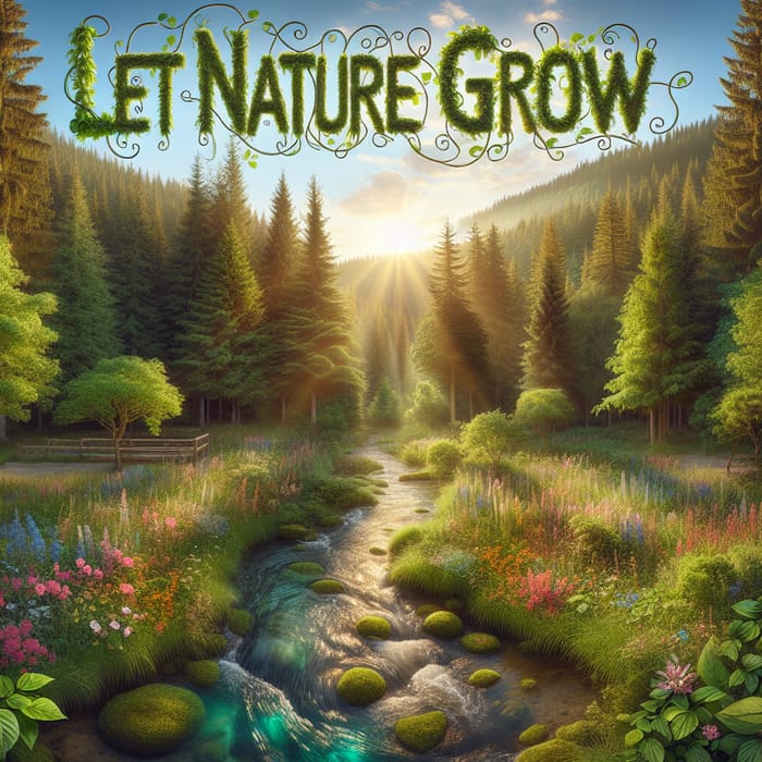 LET NATURE GROW - Serene Forest Environment