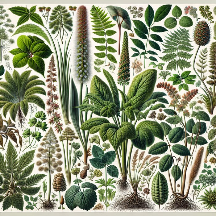 Diverse Plant Illustrations | Nature's Beauty