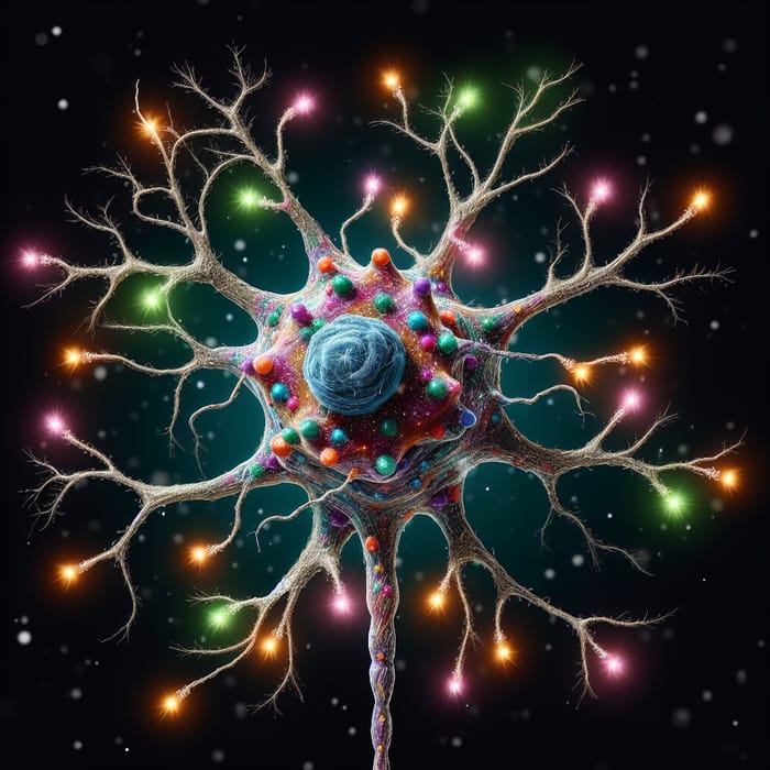 Neural Tissue Cell in Festive Style