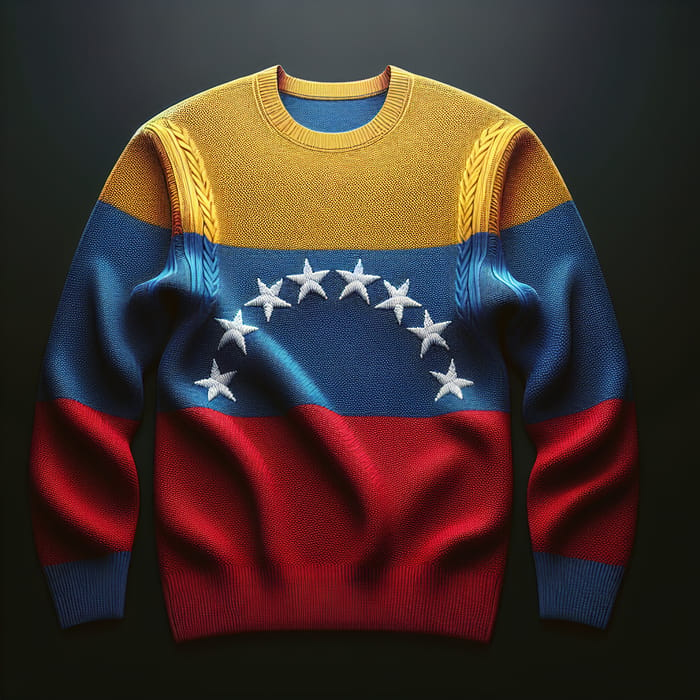 Elegant Venezuela Flag Sweater - Unique Design