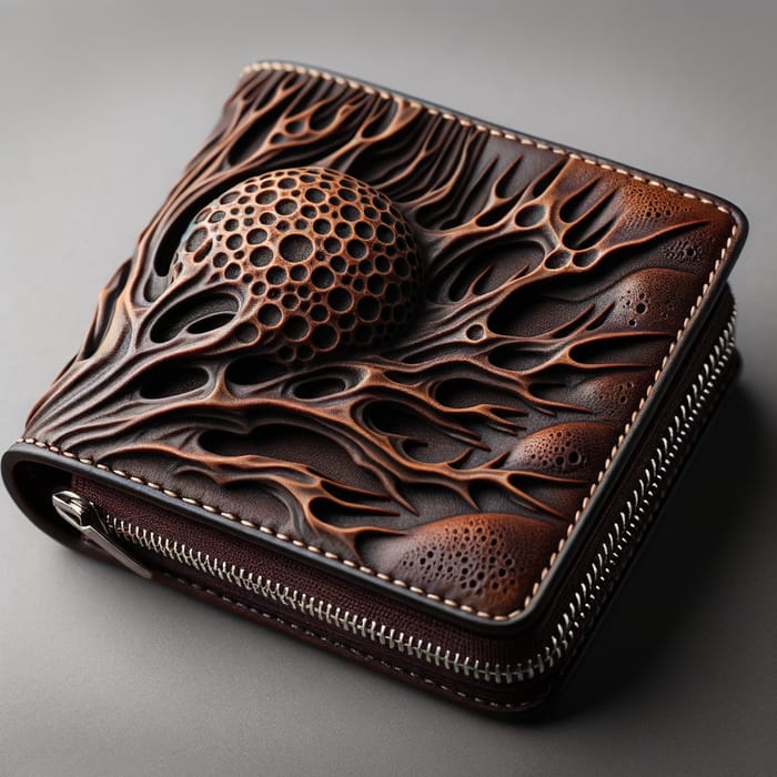 Unique Leather Wallet | Rich Chocolate Brown Design